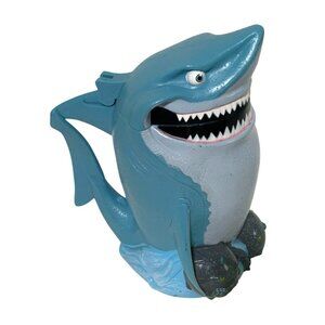 Disney On Ice Bruce Finding Nemo Flip Top Cup Shark Hard Plastic 7.5 in Tall Mug